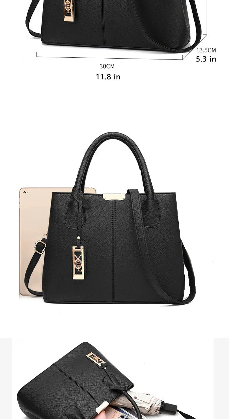 Sac à Main Femme Cuir Designer Luxe - Purse Élégant Marque Célèbre