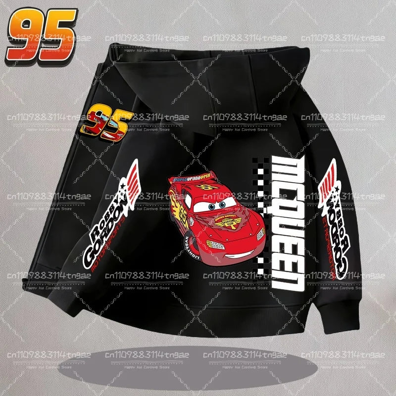 Veste à Capuche Garçon Cars Flash McQueen