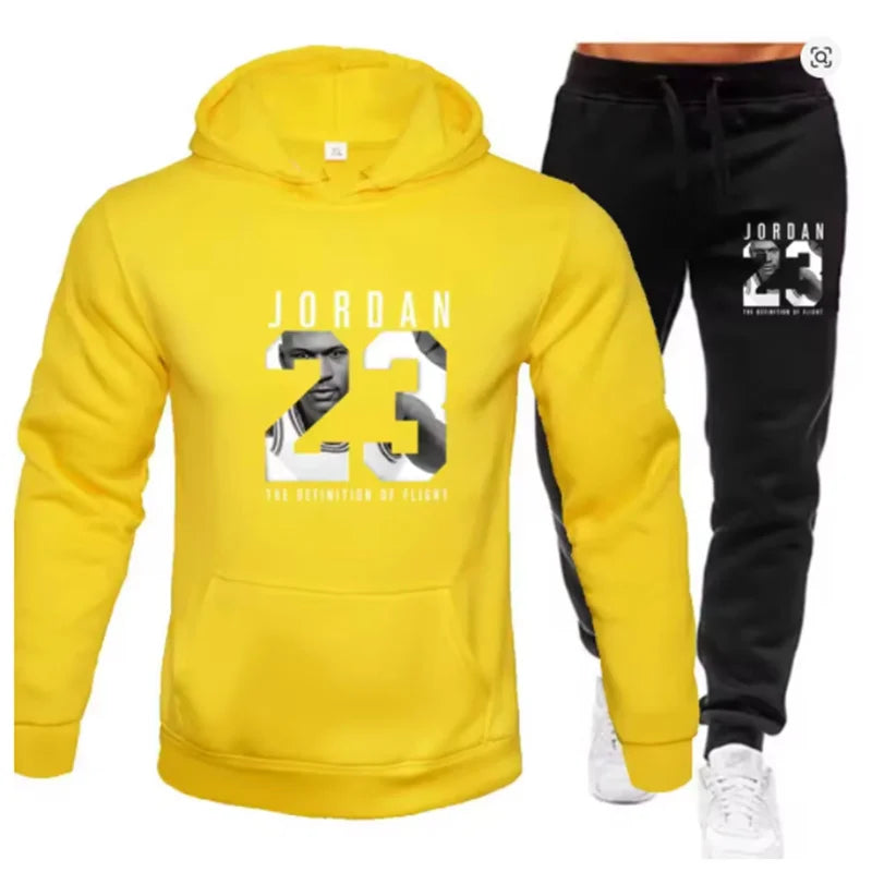 Ensemble Tracksuit Mixte 2025 - Hoodie + Sweatpants Sportswear Printemps