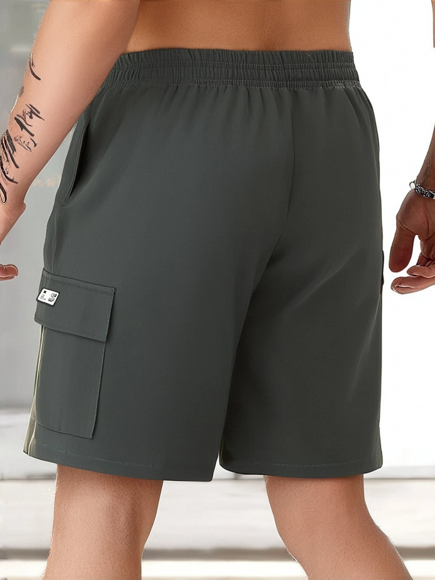 Short Gym Homme Fitness Squat - Workout Running Séchage Rapide