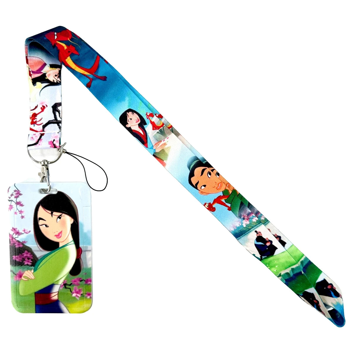 Lanière Tour de Cou Anime - Porte-Clés Badge ID Carte Crédit Téléphone Accessoire Charm Kawaii