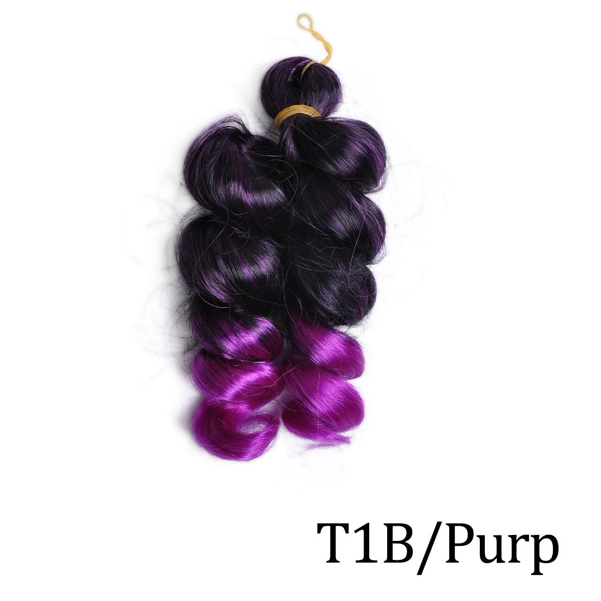 Extension Tresses French Curly Pré-Étirées - Mèches Synthétiques Bouncy Légères Easy Braid Ondulées