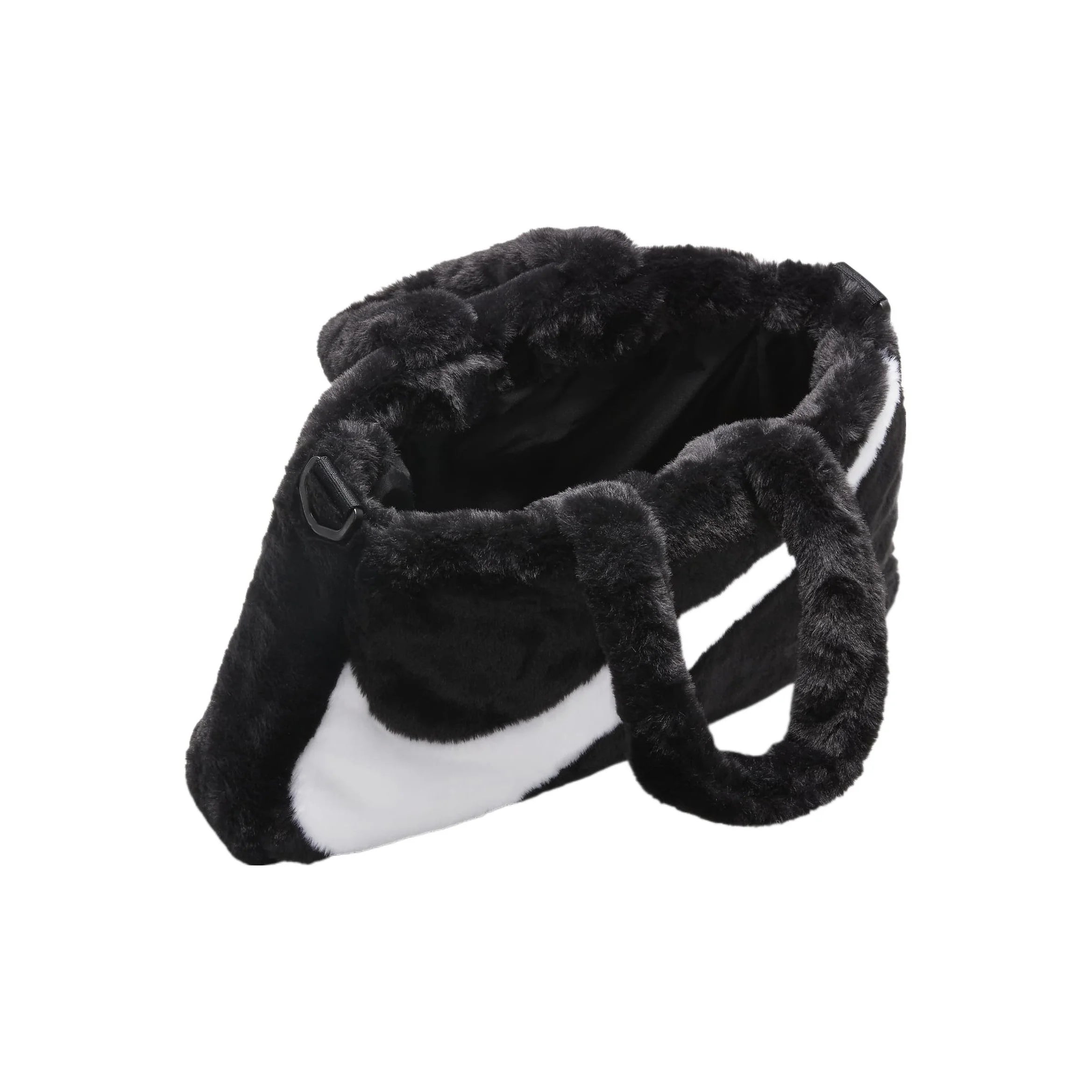 Tote Bag Nike Sportswear Faux Fur 10L Unisexe – Fourrure Synthétique Noire | FB3050-010