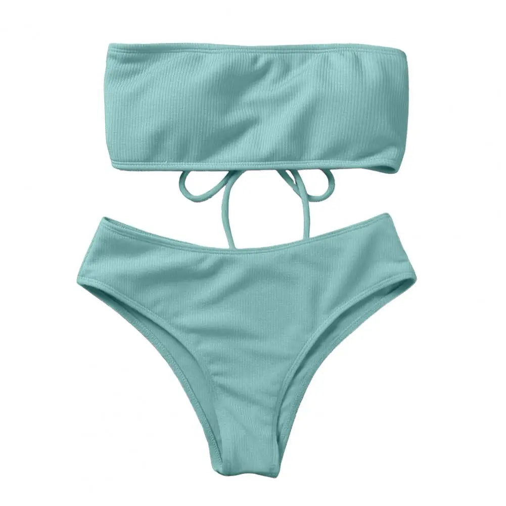 Bikini Bandeau Push-Up 2025 - String Brésilien Sexy Maillot Femme