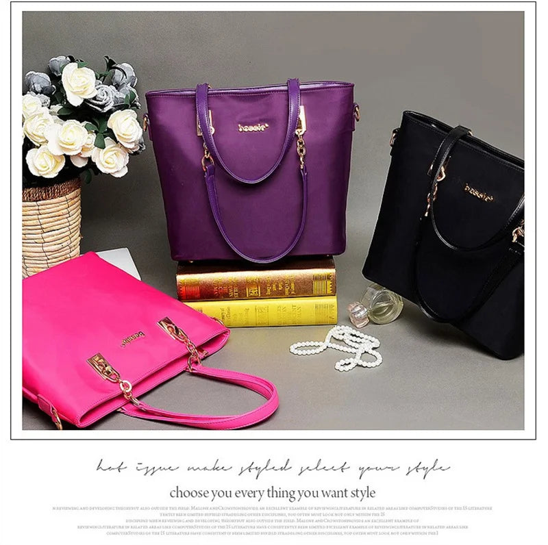 Set 6 Sacs Femme TRAVEASY Oxford - Grande Capacité Tote Épaule Bandoulière