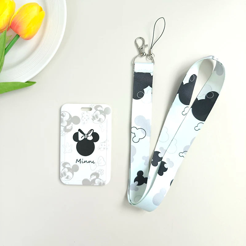 Lanière Tour de Cou Anime - Porte-Clés Badge ID Carte Crédit Téléphone Accessoire Charm Kawaii