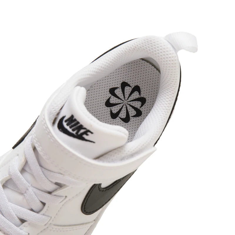 Baskets Enfant Nike Court Borough Low Recraft – Cuir, Velcro, Basse, Casual