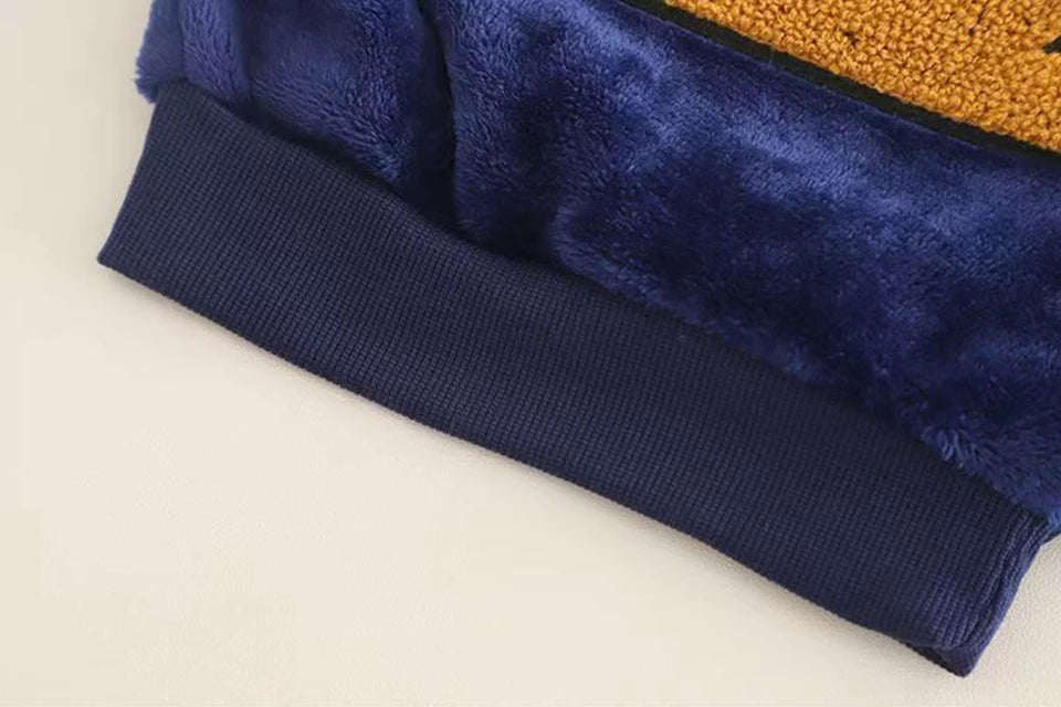 Ensemble Pyjama Enfant Ours Cartoon - Flanelle Polaire Hiver