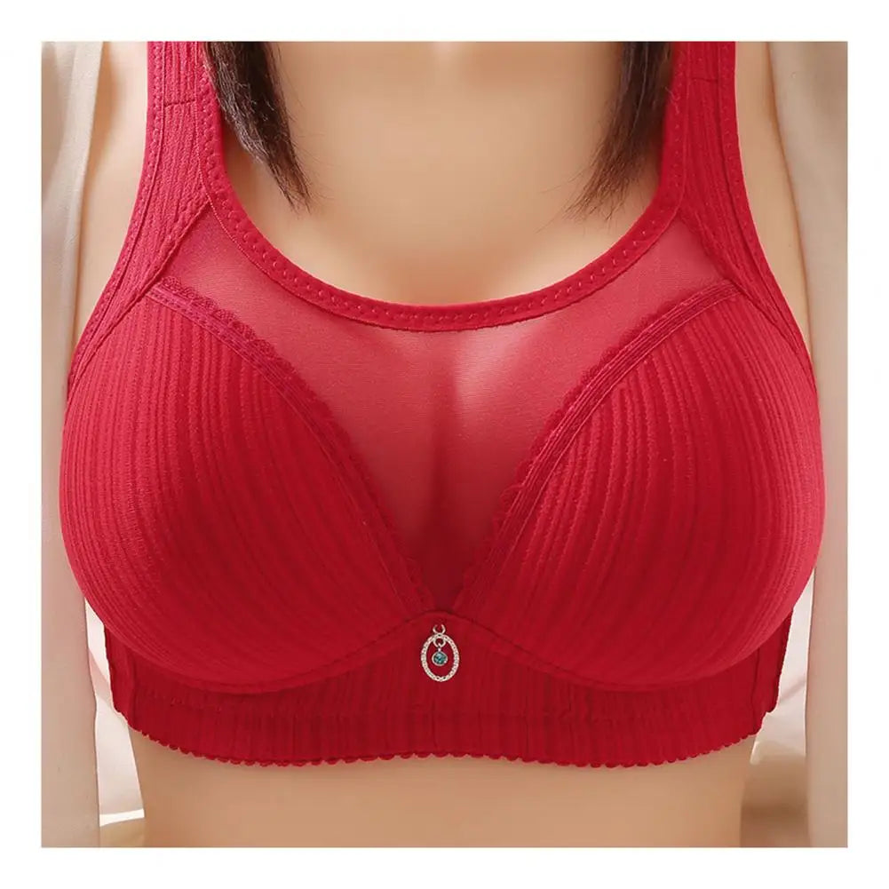 Brassière Sport Sans Fil Femme - Soutien-Gorge Push-Up Antidérapant | Bretelles Larges Respirantes