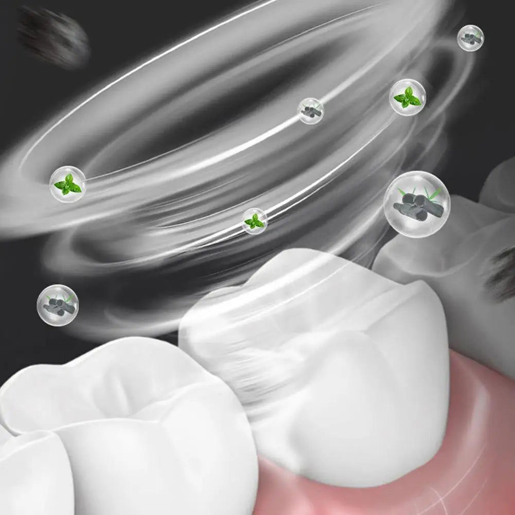 Dentifrice Charbon Bambou Blanchissant - Carbone Activé Élimine Taches Jaunes Nettoyage Dents Haleine Fraîche