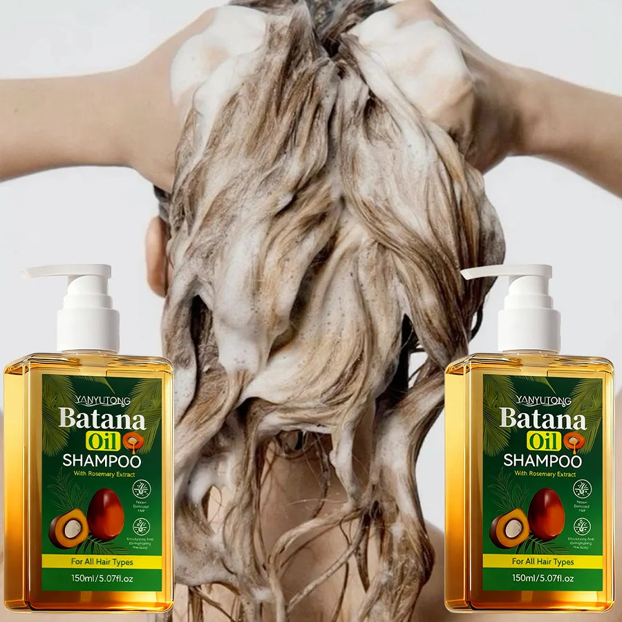 Shampooing et Après-Shampooing Huile Batana Bio - Soin Cheveux Abîmés Nourrissant | Anti-Chute Antipelliculaire