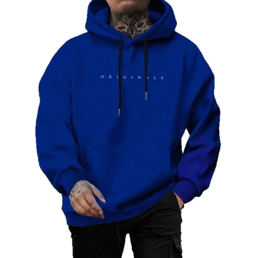 Sweat à Capuche Unisexe ORIGINALS - Pull Imprimé Lettres Manches Longues | Mode Décontractée Chaud