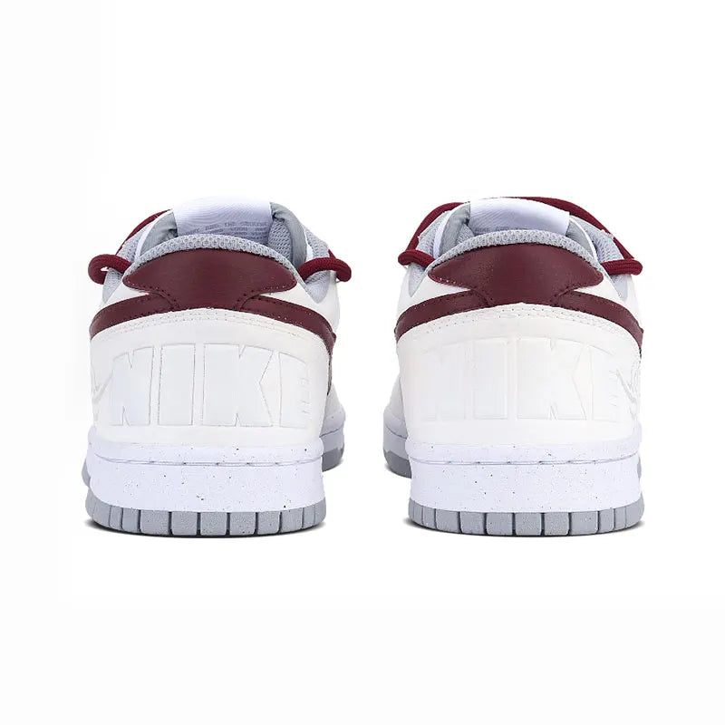 Nike Big Custom – Baskets Homme Cramoisi Blanc Amorti Support Skate