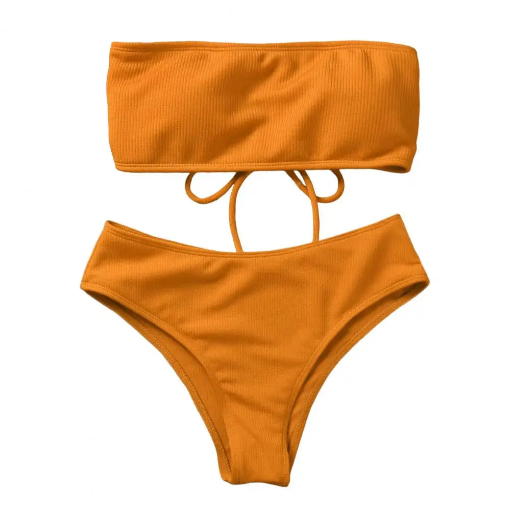 Bikini Bandeau Push-Up 2025 - String Brésilien Sexy Maillot Femme