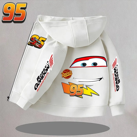 Veste à Capuche Garçon Cars Flash McQueen