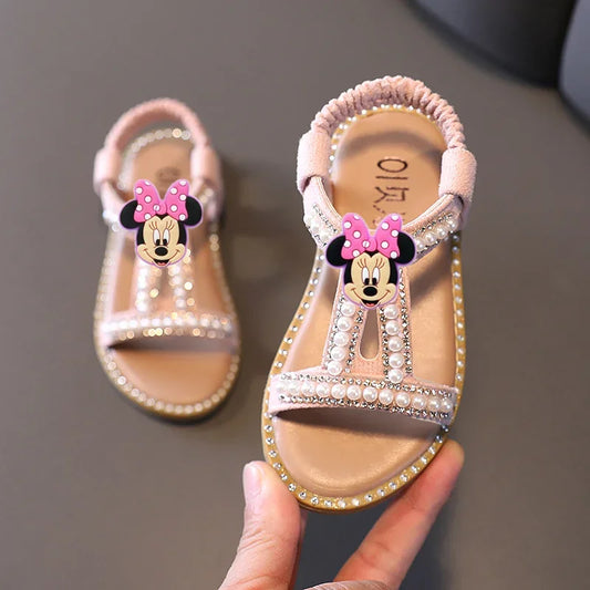 Sandales Minnie Mouse Fille Perles Princesse