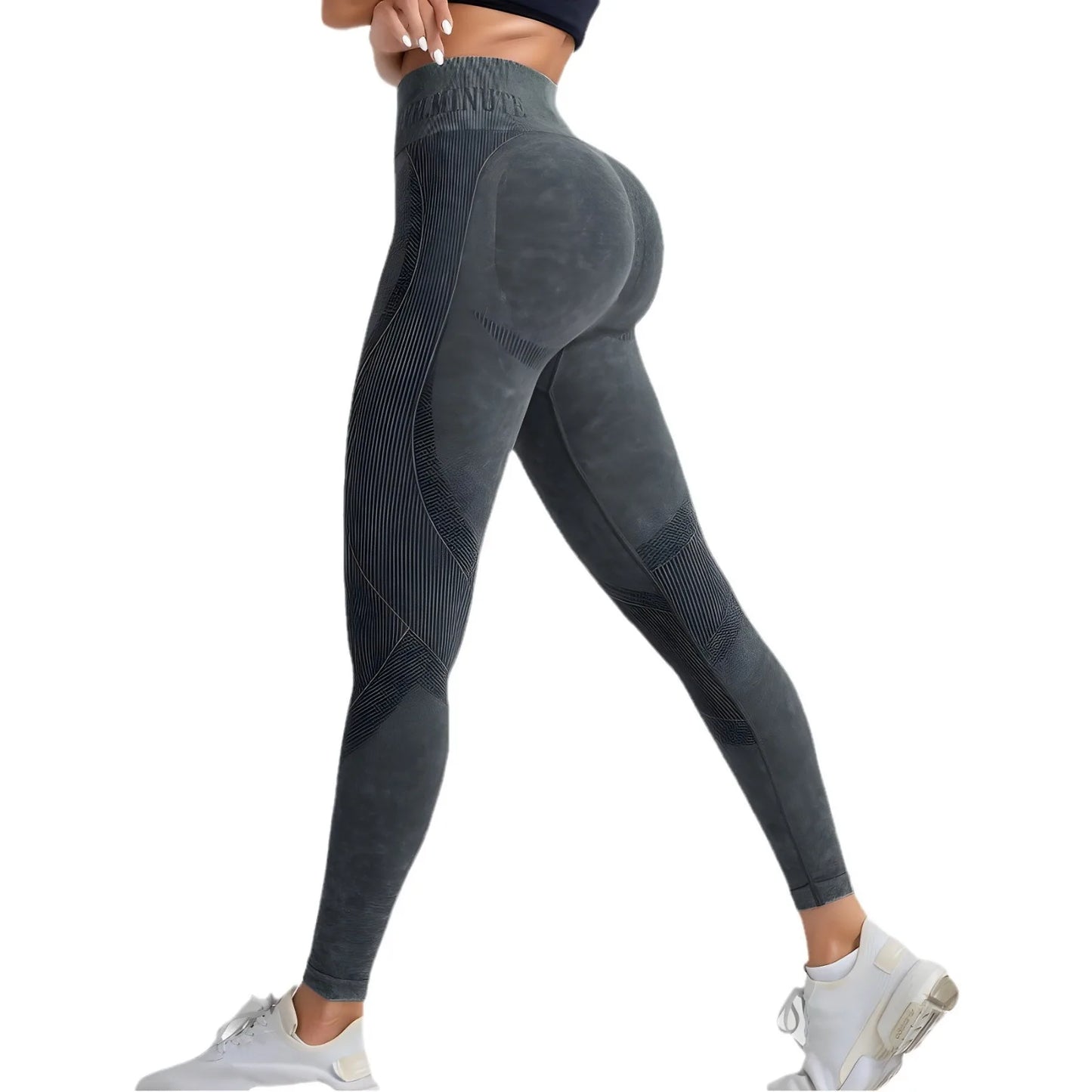 Legging Yoga Femme Taille Haute Seamless - Hip Lifting Sport Gym Running Tight