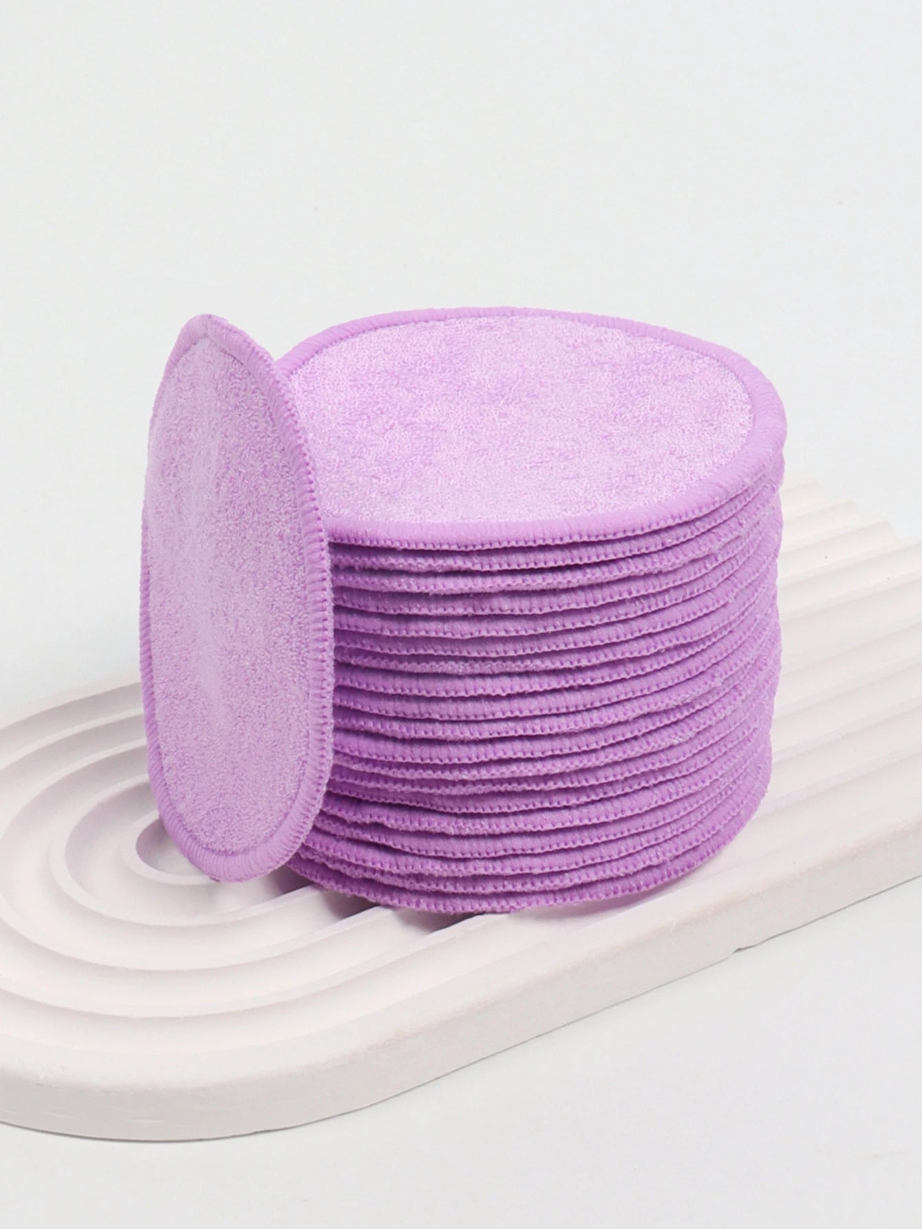 Lot 5/10/20 Disques Démaquillants Réutilisables - Cotons Lavables Nettoyage Visage Éponge Lingettes Écologiques Zéro Déchet