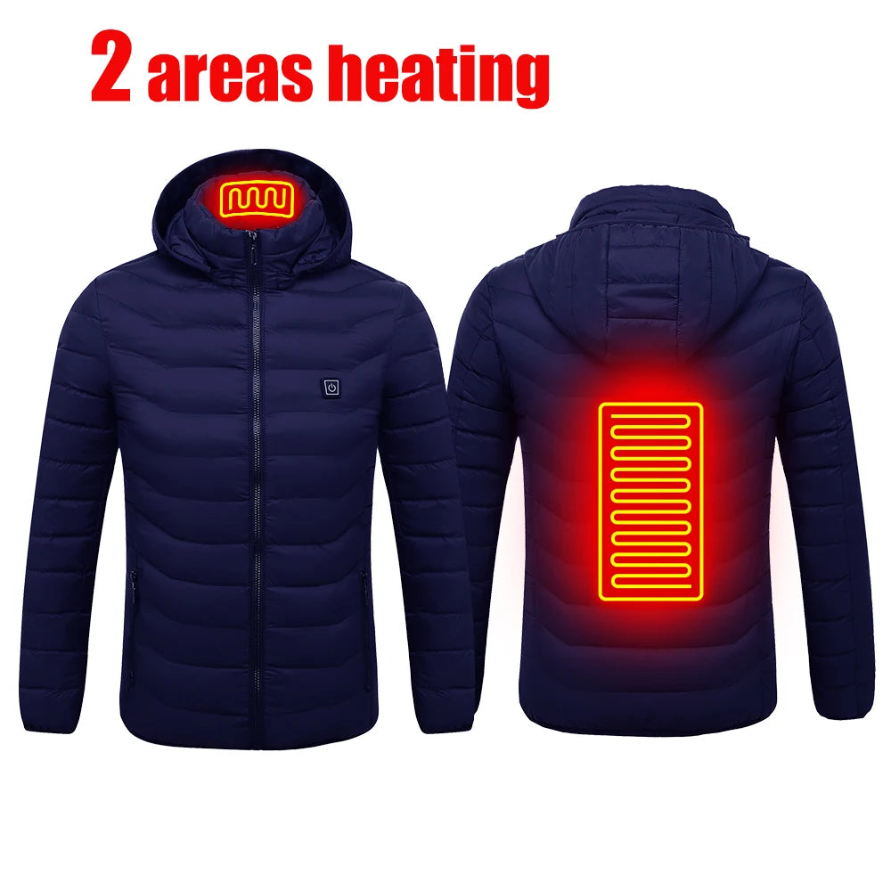 Veste Chauffante Électrique 21 Zones - Hiver Mixte