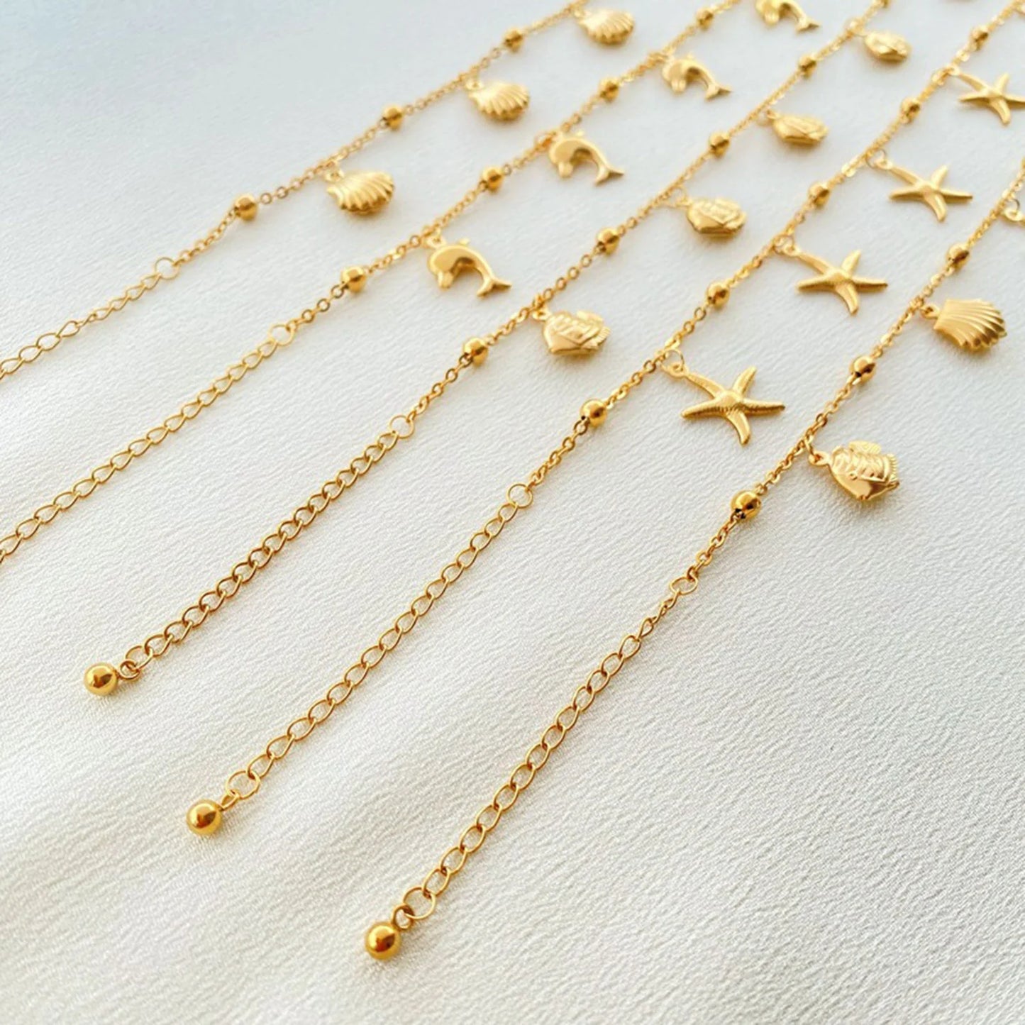 Chaîne Taille Femme Double Couche Perles - Bijou Corps Plage Été Festival