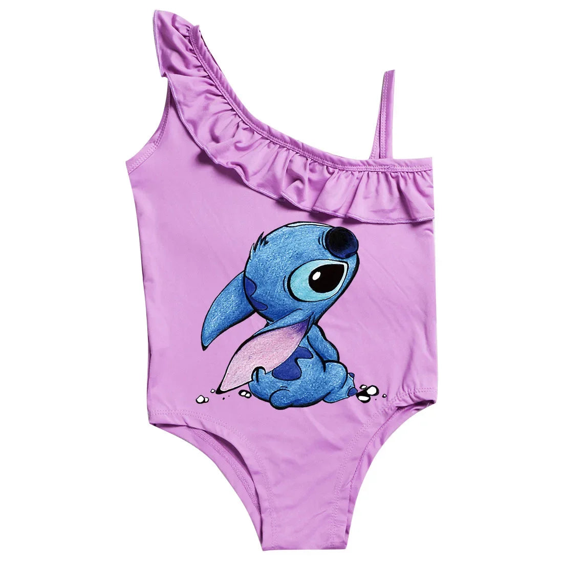 Maillot de Bain Fille Lilo & Stitch Une Pièce - Princesse Stitch 3-10 ans