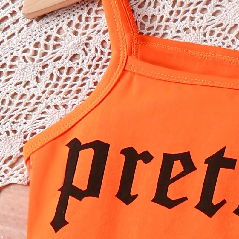 Ensemble Fille Ado Top Coton + Jupe Tulle Été