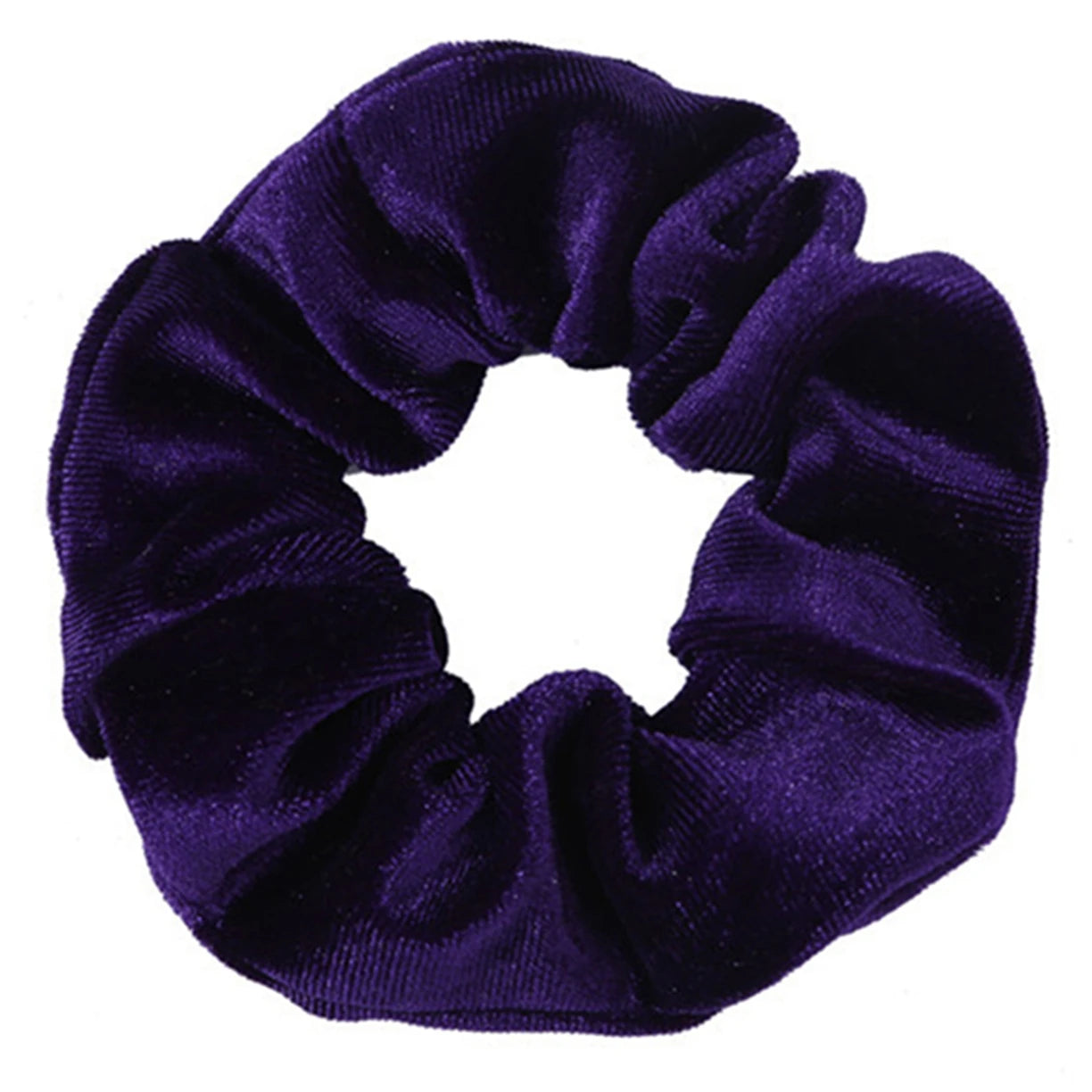 Lot 10/6/1pc Chouchous Cheveux Velours Femme - Élastiques Bandeau Couleur Unie Noir Accessoires Cheveux Doux