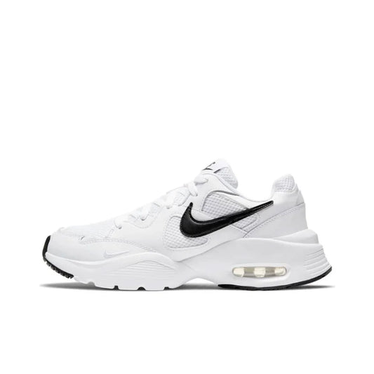 Baskets NIKE Air Max Fusion Blanc Noir Femme - CJ1671-100 Running Sport Casual Confortables