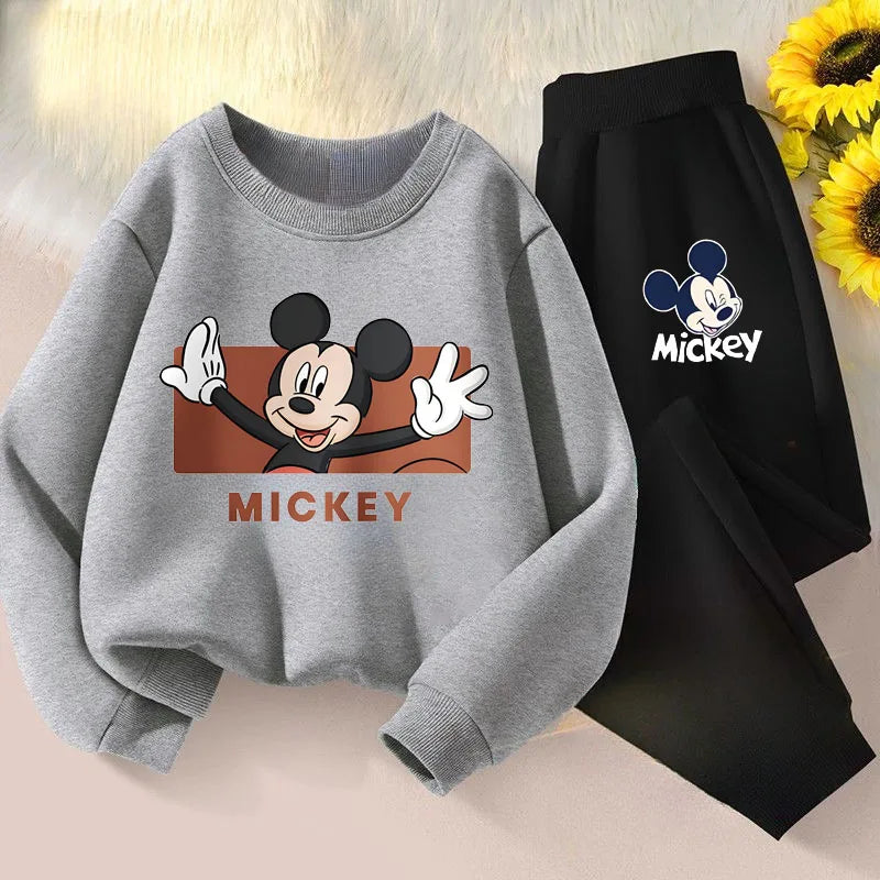 Ensemble 2 Pièces Garçon Disney Mickey - Sweat + Pantalon Sportswear - Printemps Automne