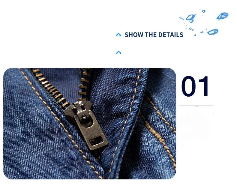 Jean Lyocell Ultra-Léger Homme - Coupe Large Droite Été 2026