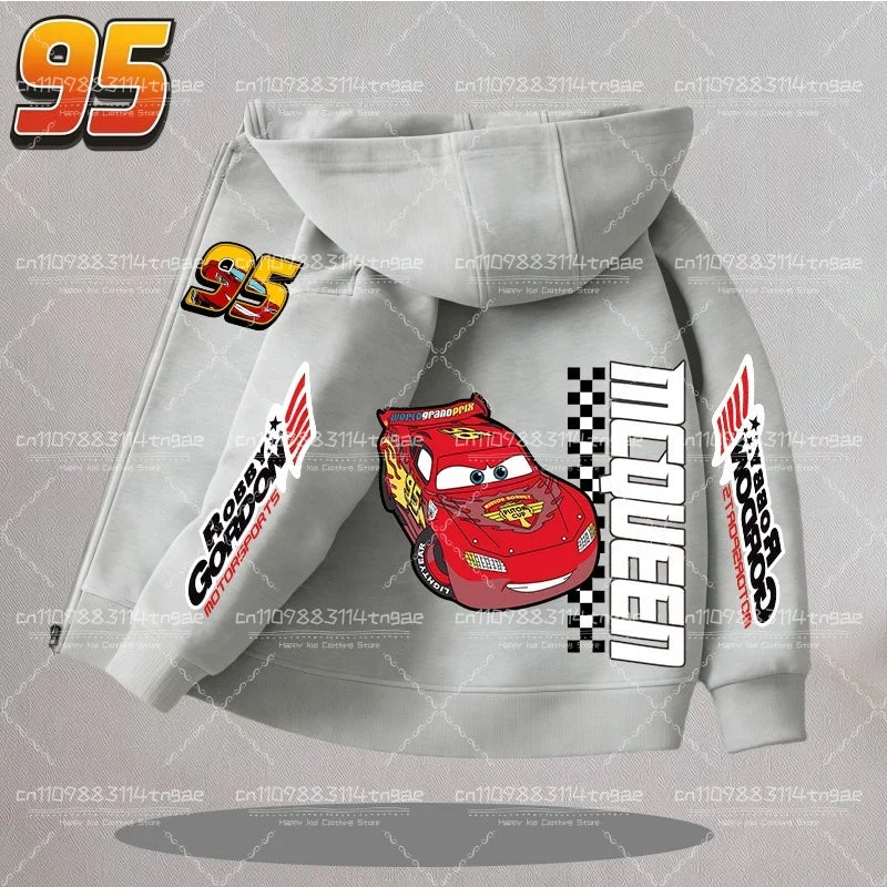 Veste à Capuche Garçon Cars Flash McQueen
