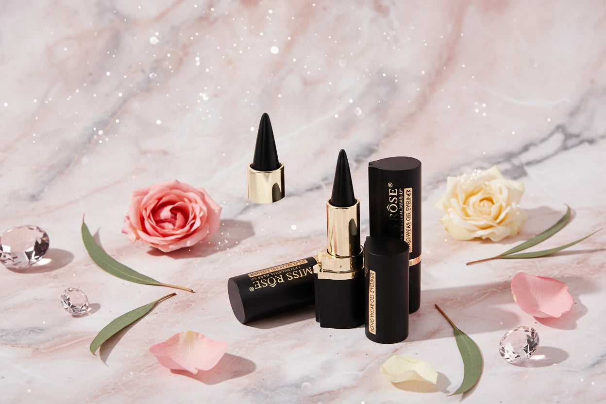 Crayon Eyeliner Texture Crémeuse 1/2pcs - Application Facile Anti-Transpiration Haute Pigmentation Maquillage Quotidien Femme