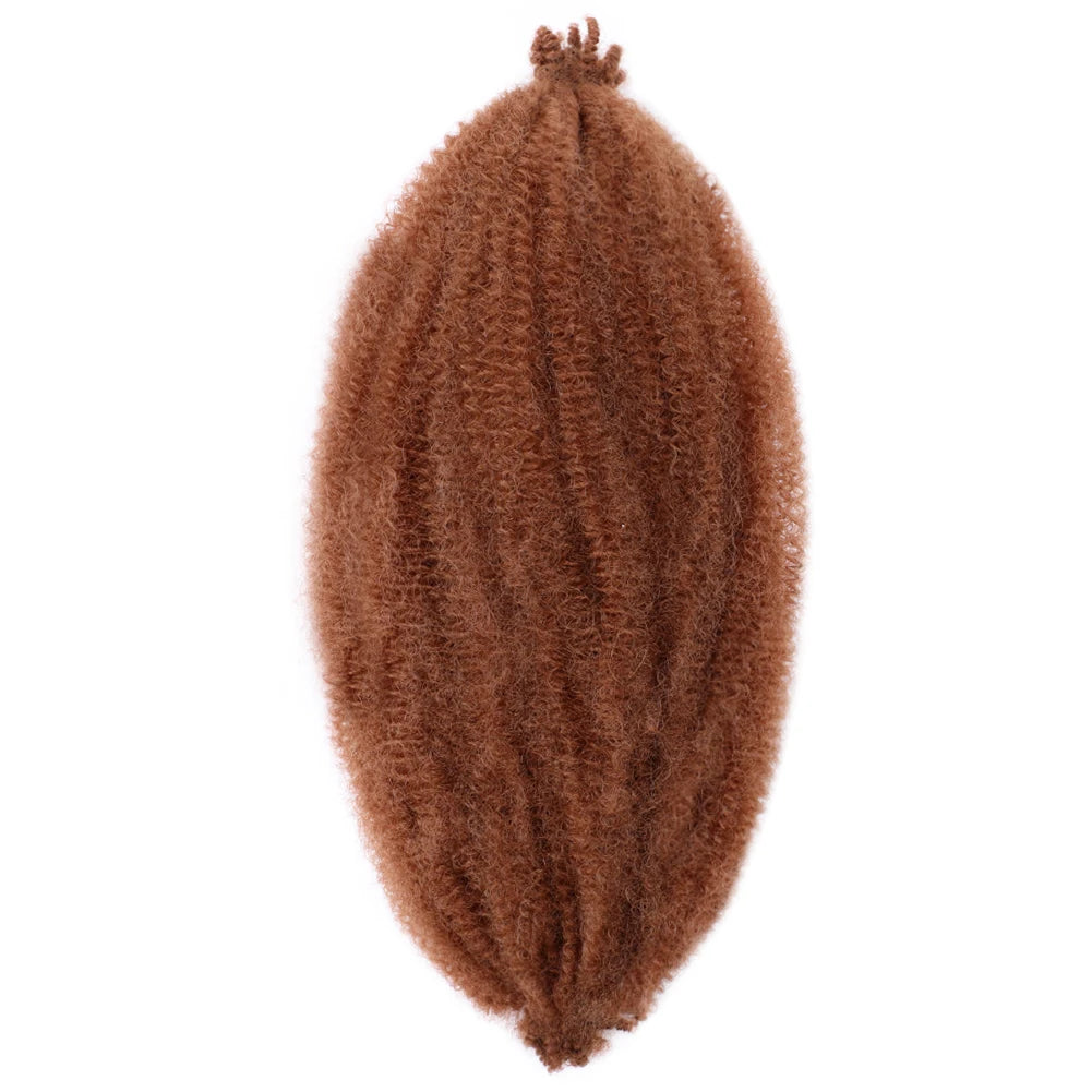 Extension Crochet Afro Kinky Curly Marley Braid 16/24 Pouces - Mèches Tresses Synthétiques Afro Curl pour Femmes