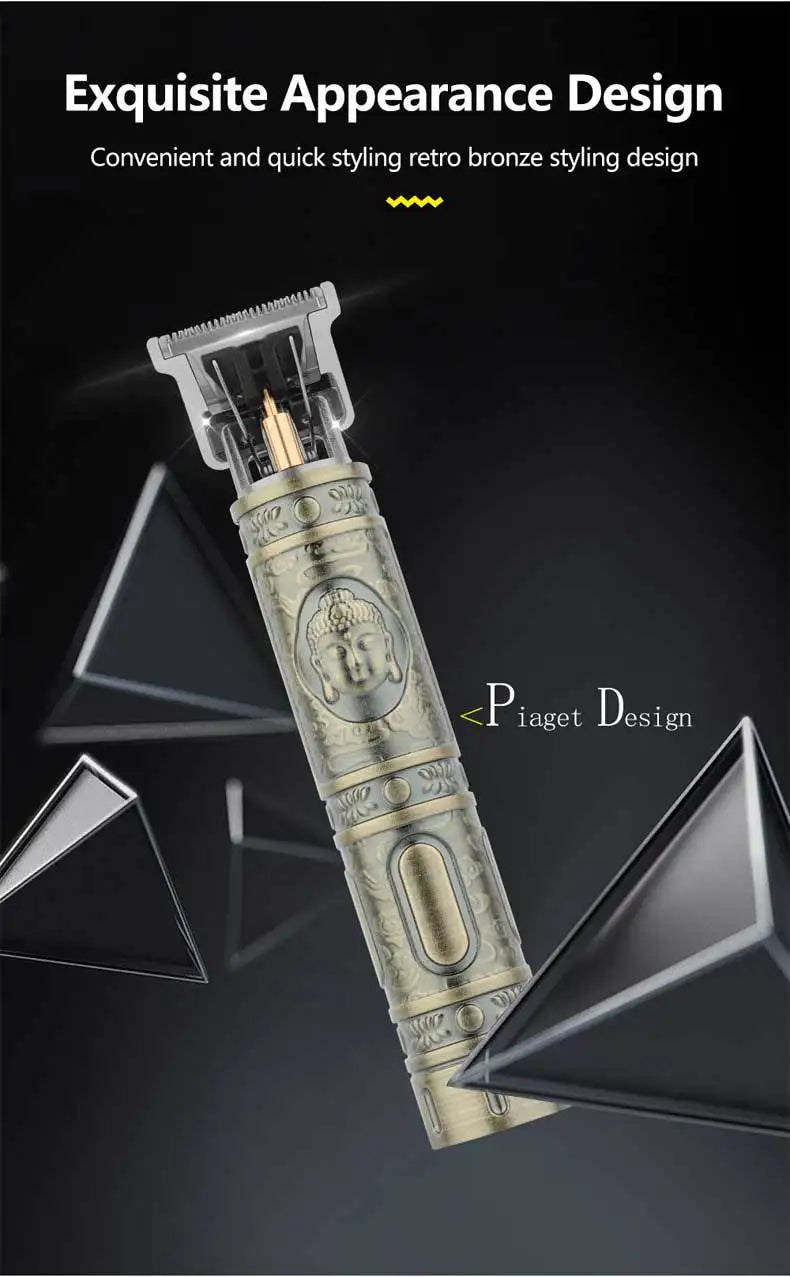 Tondeuse Cheveux Rétro T9 Électrique - Set Complet Barbier Homme Rasoir Zones Sensibles Pro Lence