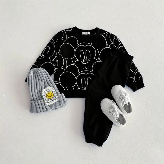 Ensemble 2 pièces Disney Mickey automne - Sweat + Pantalon bébé