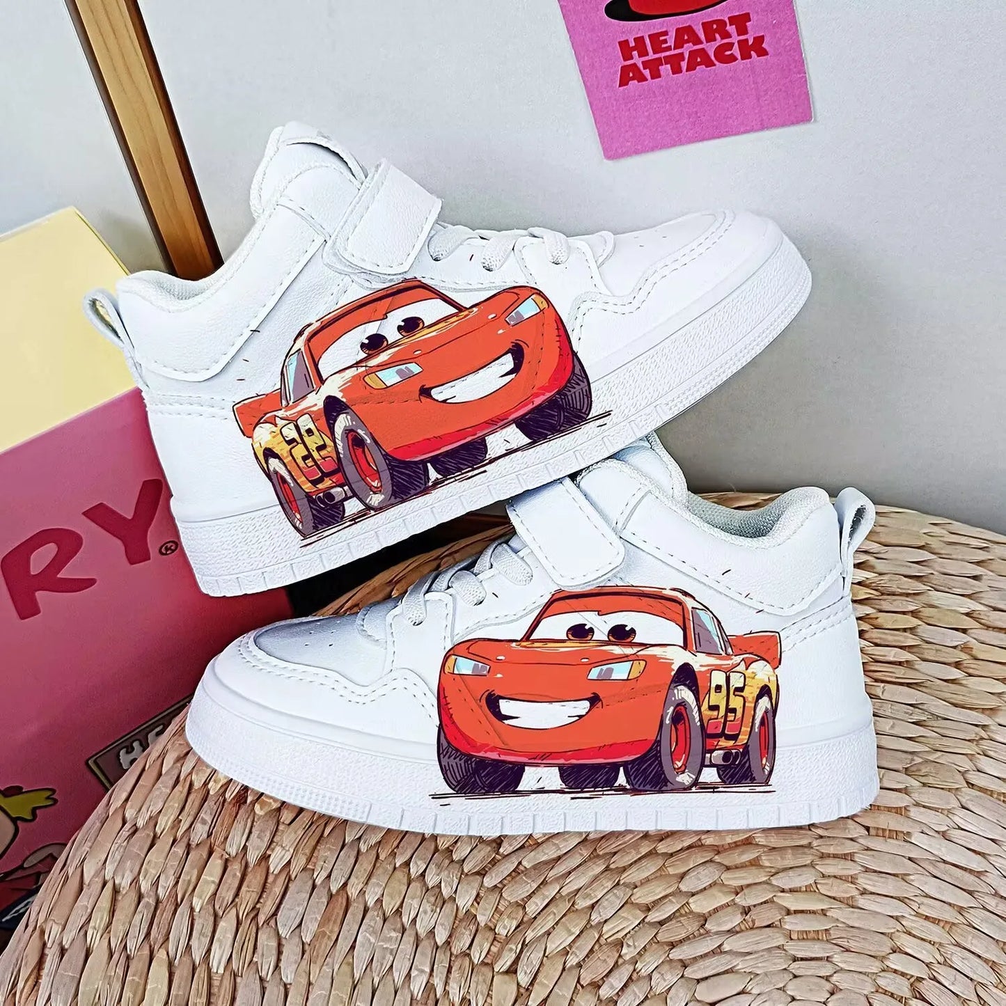 Baskets Flash McQueen Enfant - Chaussures Cars Disney