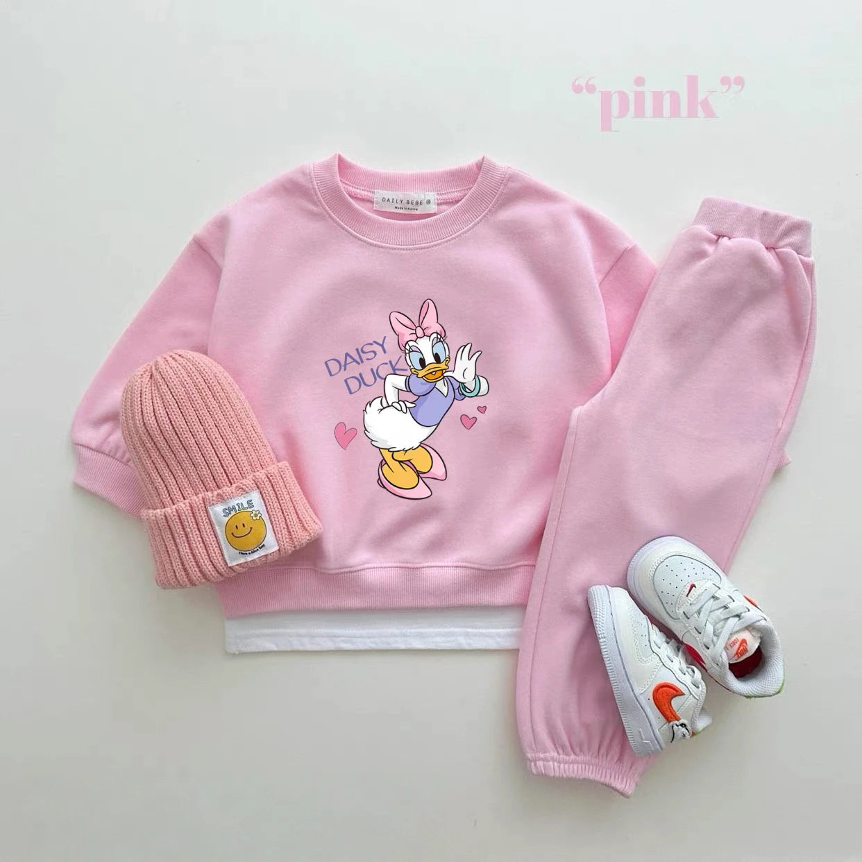 Ensemble Disney Fille 2 Pièces - Sweatshirt + Pantalon Automne Casual