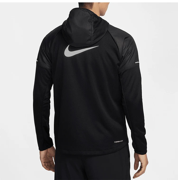 Veste Nike Therma-FIT Homme Running Capuche FZ1112-010 - Veste Sport Tissée