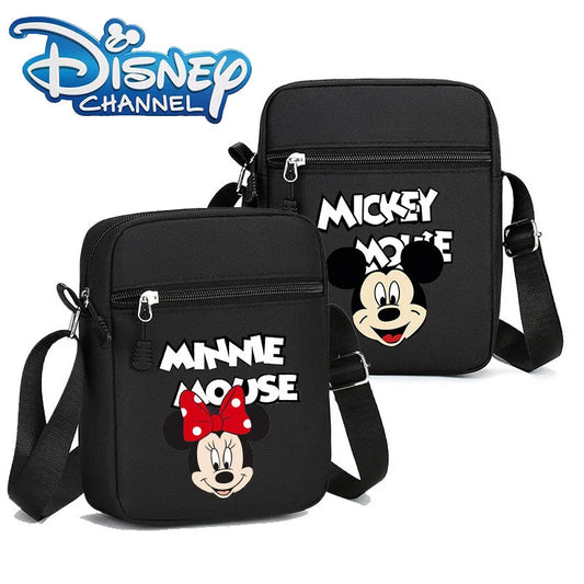Sac Bandoulière Disney Mickey Minnie Homme Femme - Mini Sac Téléphone Oxford Cartoon Casual