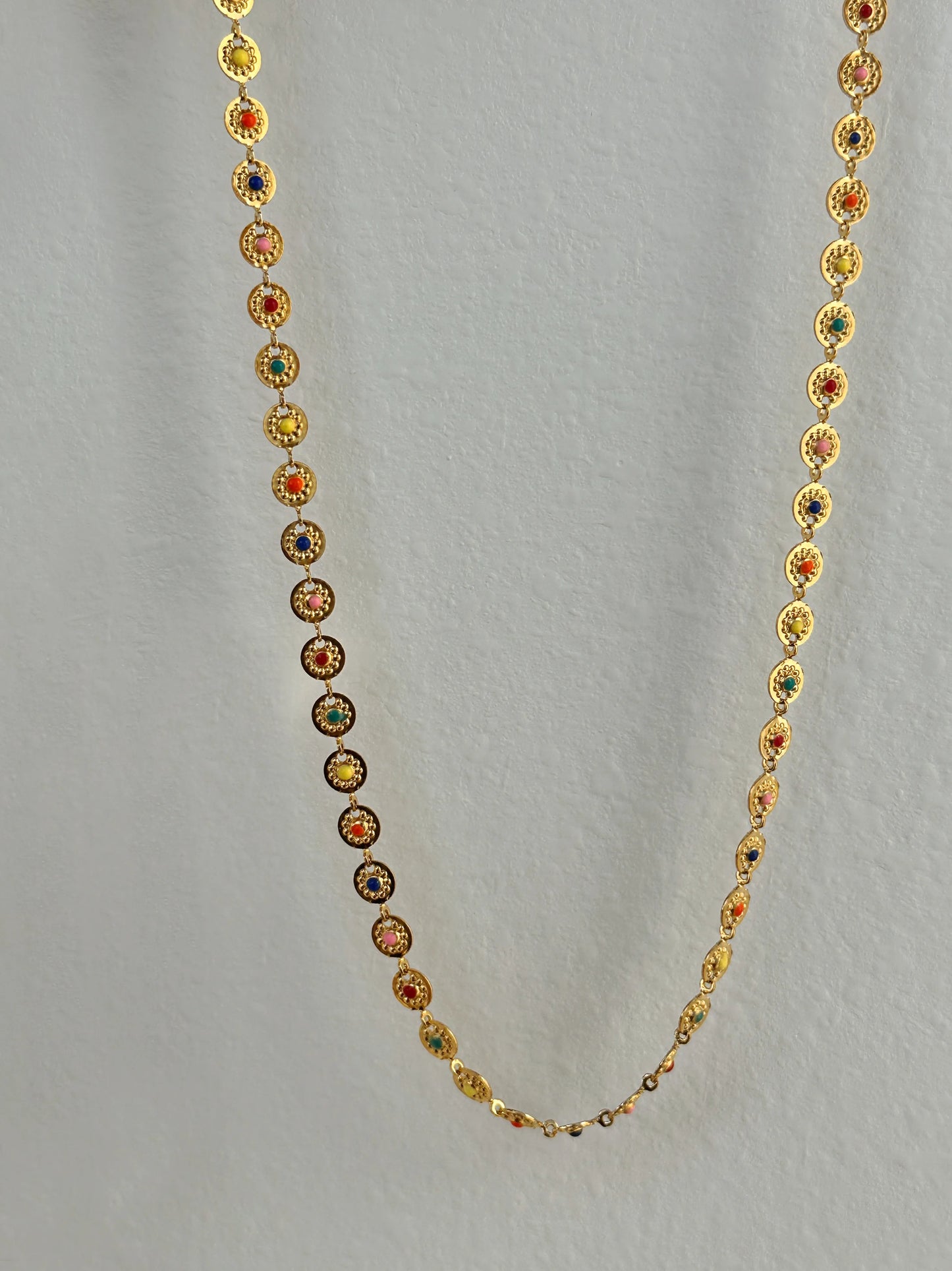 Chaîne Taille Fleur Gravée Or 18K - Belly Chain Acier Inoxydable Sexy Bikini Plage Été