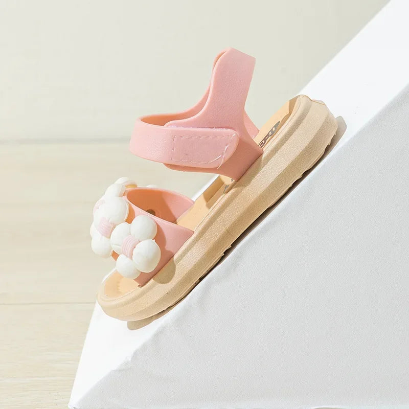Chaussons Enfant Été 2024 Antidérapants - Sandales Bébé Salle de Bain Plage Semelle Souple Fille