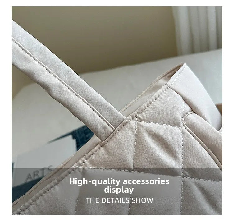 Sac Tote Rectangulaire Femme Style Coréen - Grande Capacité Épaule Travail Léger