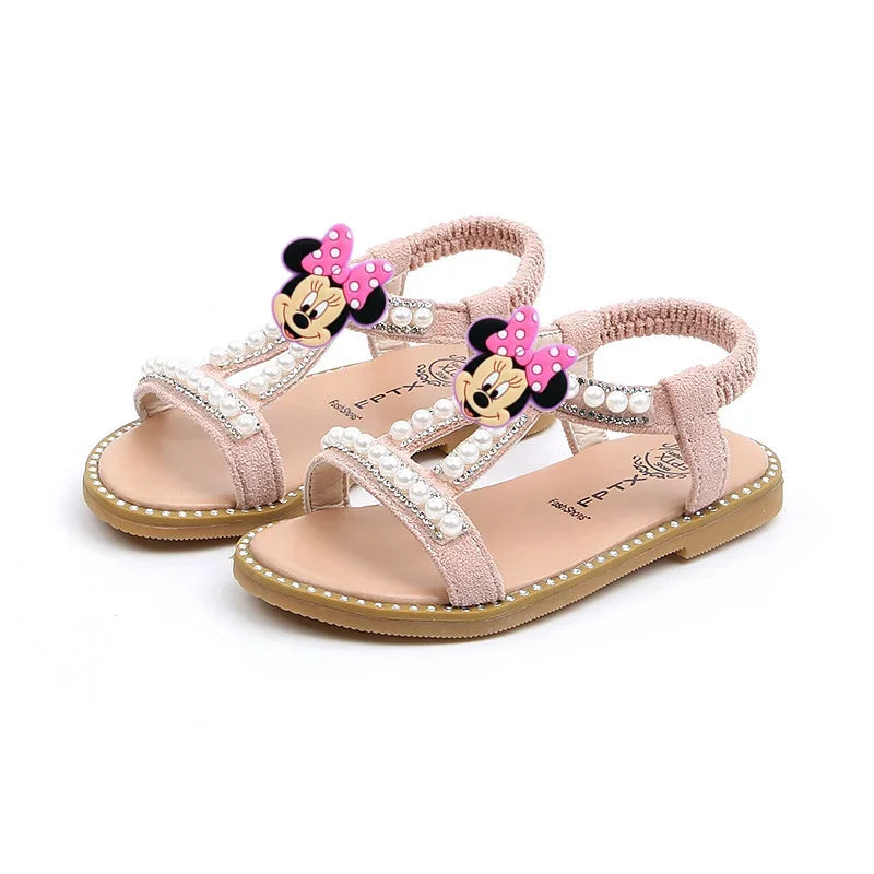 Sandales Minnie Mouse Fille Perles Princesse