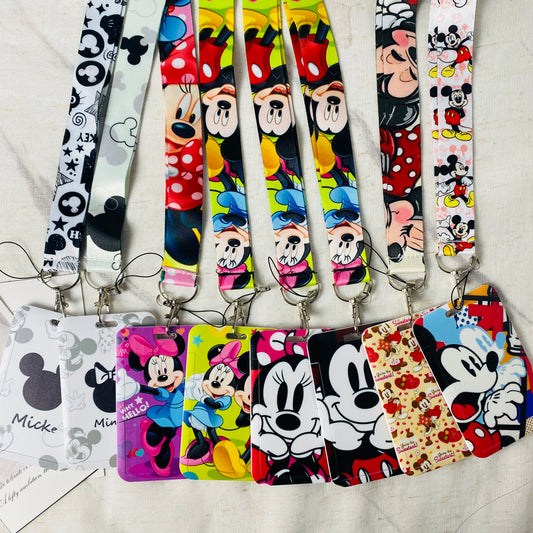 Lanière Tour de Cou Anime - Porte-Clés Badge ID Carte Crédit Téléphone Accessoire Charm Kawaii