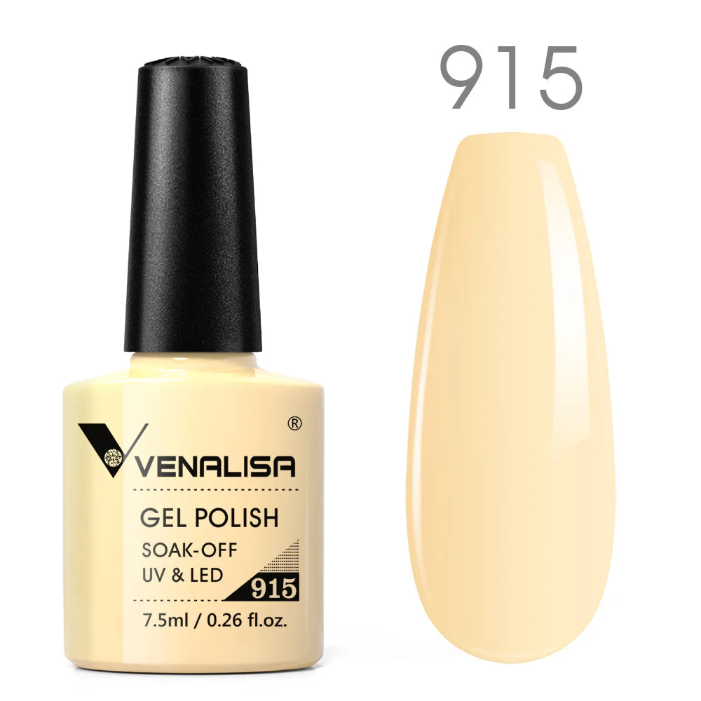 Vernis Gel Ongles Paillettes Réfléchissantes VENALISA - Néon Couverture Complète UV Manucure Nail Art