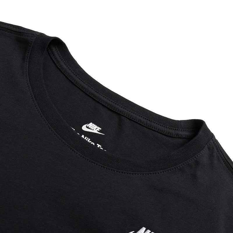 T-shirt Manches Longues Femme Nike – Col Rond, Coton, Sport & Casual