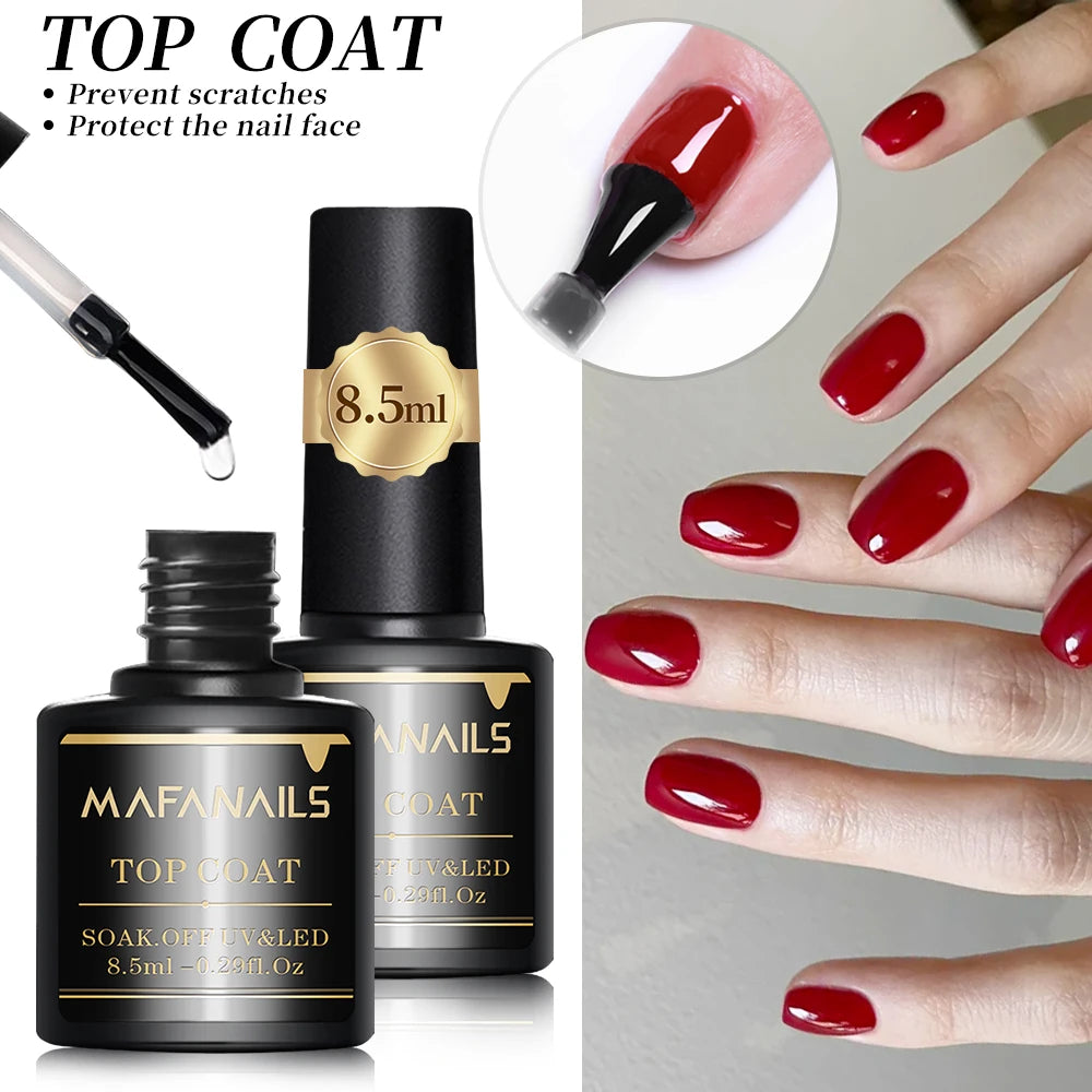 Vernis Gel Blanc Manucure Française 7.3ml - Semi-Permanent UV Base Top Coat Hiver Nail Art