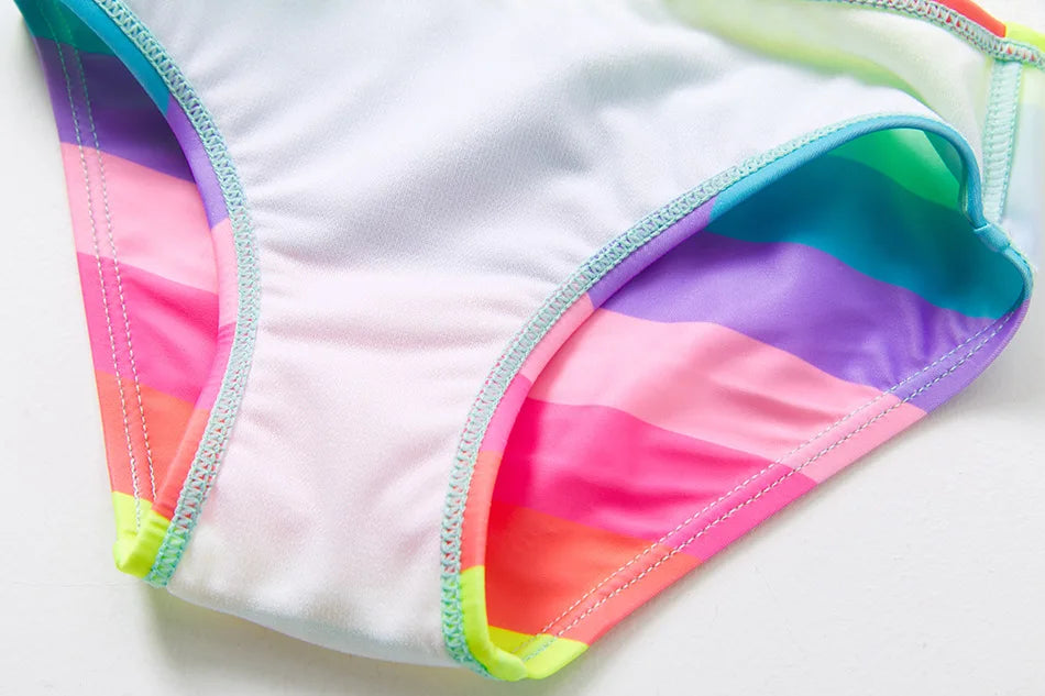 Maillot de Bain Fille Lilo & Stitch 2 Pièces - Tankini avec Nœud