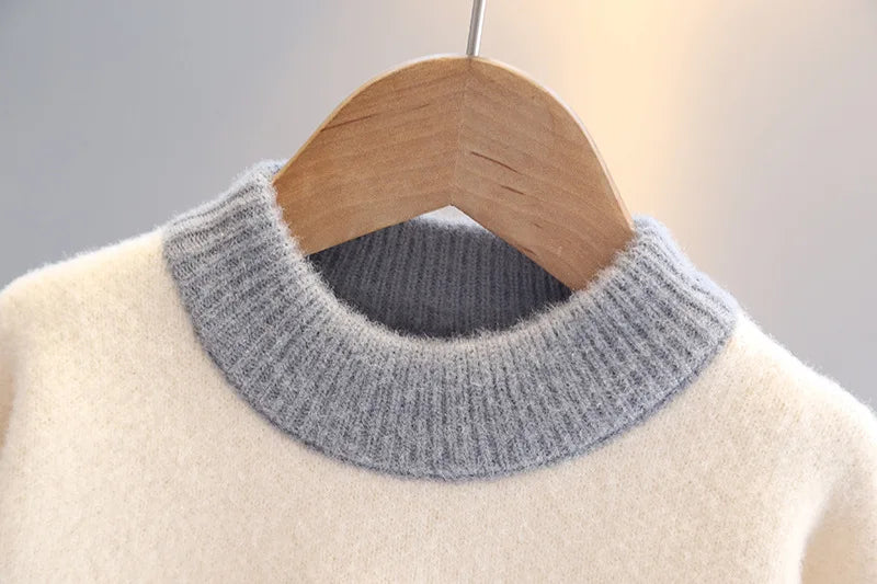 Pull Tricoté Garçon  - Rayures Automne Hiver