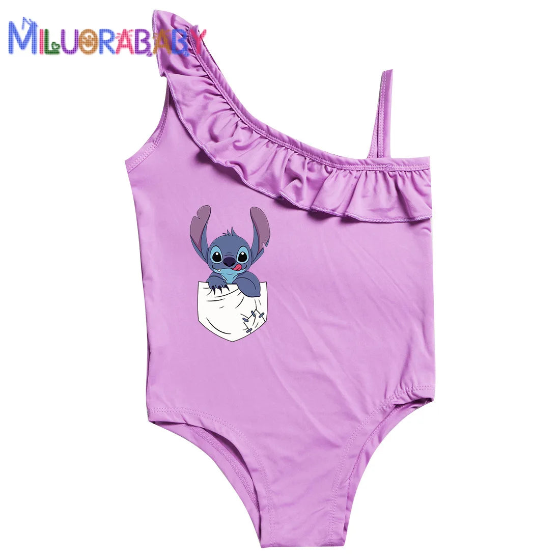 Maillot de Bain Fille Lilo & Stitch Une Pièce Rose - Princesse 3-10 ans